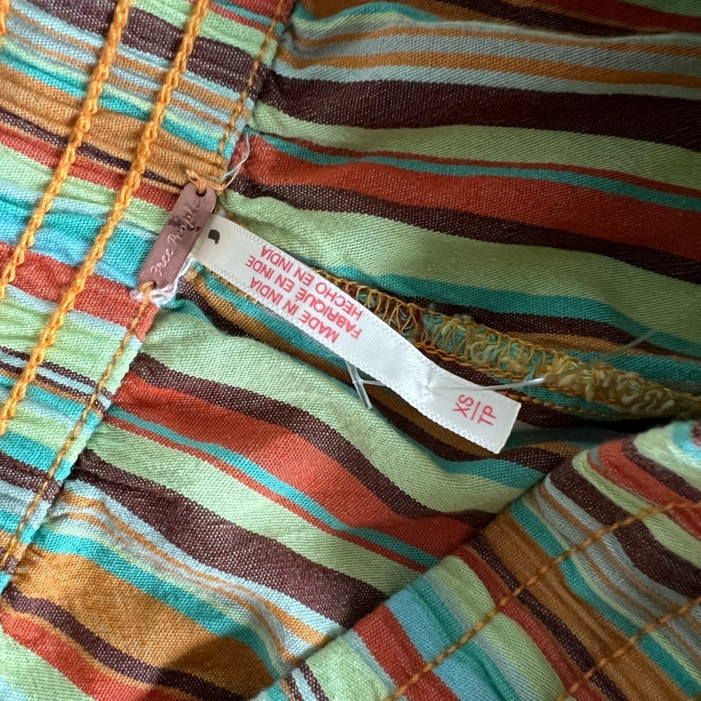 Free People Saylor Poplin Stripe Shorts, NWOT Size XS - S - Picture 6 of 11